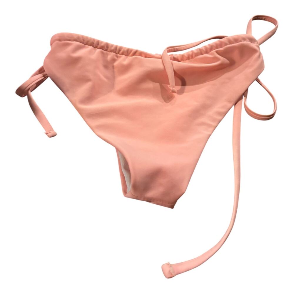 Peach String Bikini Bottom Size S - Picture 3 of 3